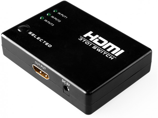 Переключатель HDMI 3 x 1 Greenline, 1080P 60Hz, пульт ДУ, DeepColor, GL-v301 Greenconnect HDMI (f) - 3 x HDMI (f) Переключатель HDMI 3 x 1 Greenline, 1080P 60Hz, пульт ДУ, DeepColor, GL-v301 Greenconnect HDMI (f) - 3 x HDMI (f)