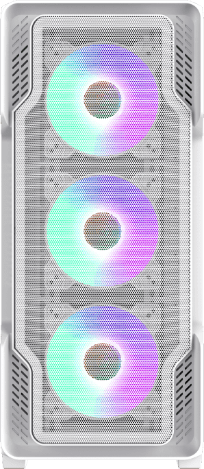 Компьютерный корпус E-ATX, без блока питания GameMax SIEGE WH — для бизнеса и офиса