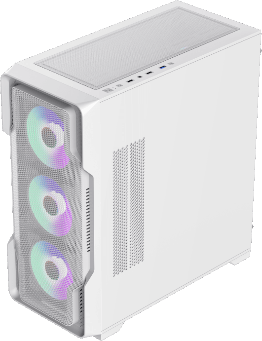 Компьютерный корпус E-ATX, без блока питания GameMax SIEGE WH — для бизнеса и офиса