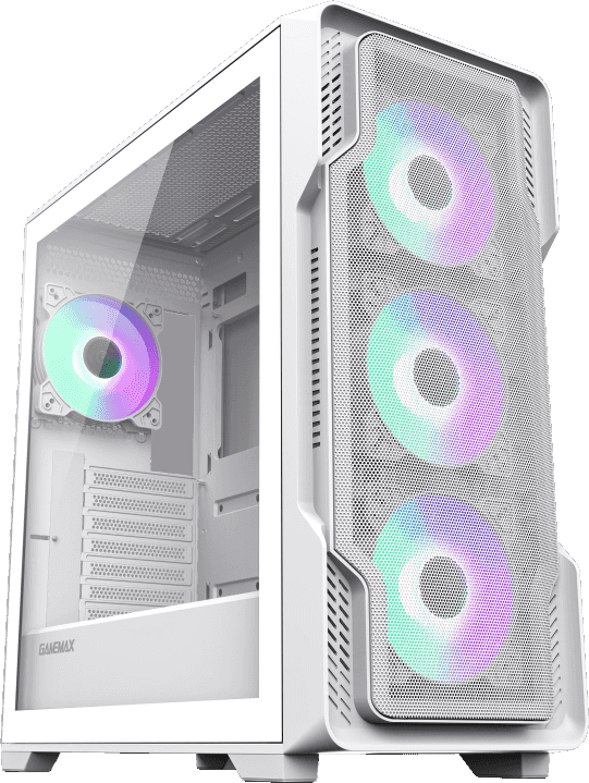 Компьютерный корпус E-ATX, без блока питания GameMax SIEGE WH — для бизнеса и офиса
