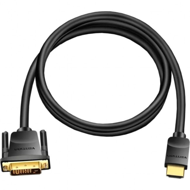 Кабель Vention HDMI 19M/DVI-D Dual link 25M - 2 м. Кабель Vention HDMI M/DVI-D M (ABFBH)