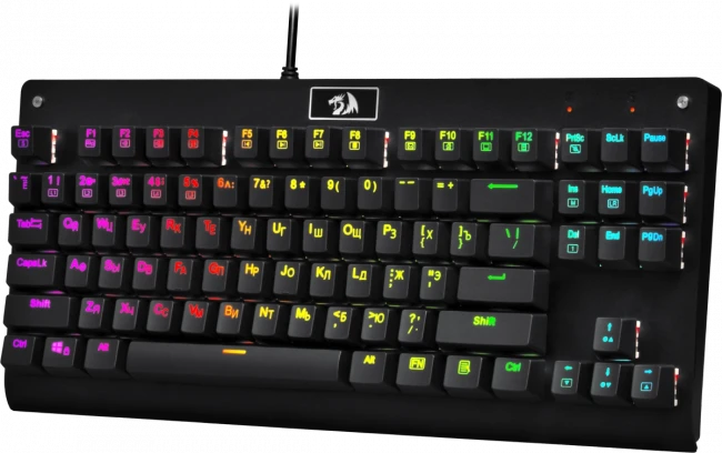 Redragon Механическая клавиатура Dark Avenger 2 RU,RGB подсветка,компактная Defender 70770 — для бизнеса и офиса