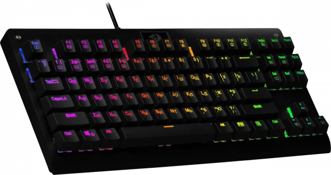 Redragon Механическая клавиатура Dark Avenger 2 RU,RGB подсветка,компактная Defender 70770 — для бизнеса и офиса