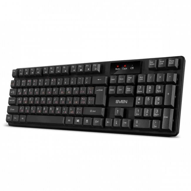 Беспроводная клавиатура SVEN KB-C2300W (2,4 GHz, 104кл.) Sven KB-C2300W