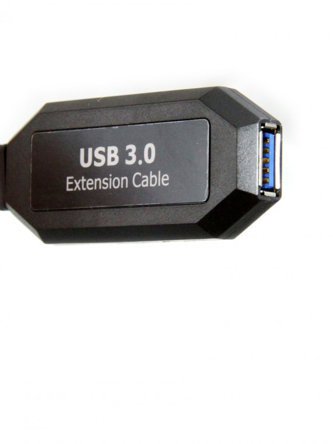 Кабель-адаптер USB3.0-repeater, удлинительный активный <Am-->Af> 10м VCOM <CU827> VCOM USB 2.0 Type-AM - USB 2.0 Type-AF 10м