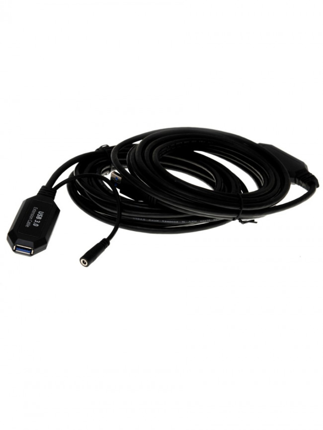 Кабель-адаптер USB3.0-repeater, удлинительный активный <Am-->Af> 10м VCOM <CU827> VCOM USB 2.0 Type-AM - USB 2.0 Type-AF 10м