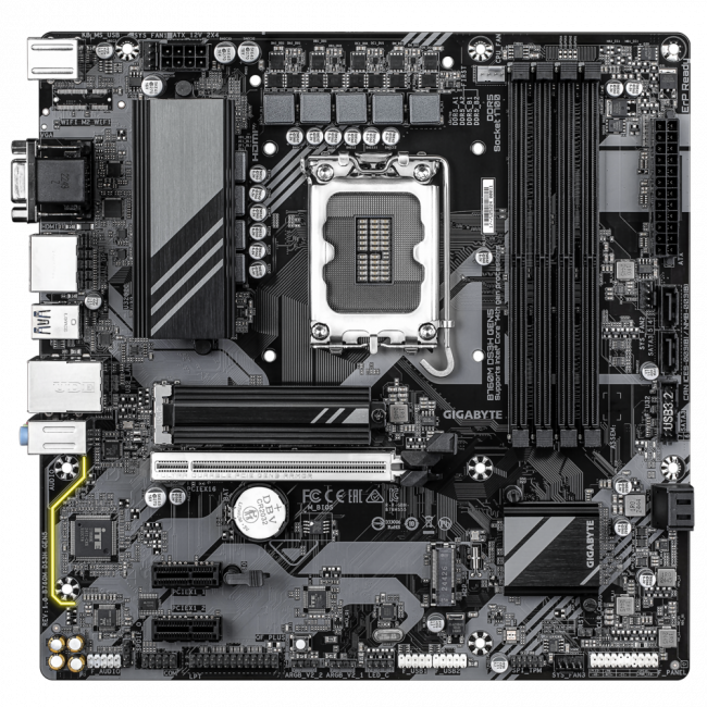 Материнская плата GIGABYTE B760M DS3H GEN5 — для бизнеса и офиса Материнская плата GIGABYTE B760M DS3H GEN5 — для бизнеса и офиса