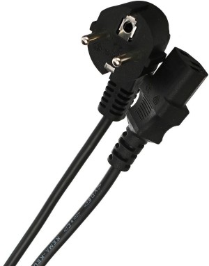 Кабель компьютер --> розетка 220V ( угловая Евровилка) <VDE> 3G*0,75mm2 VCOM <CE021-CU0.75-1.8> 1,8м VCOM CE021-CU0.75-1.8M