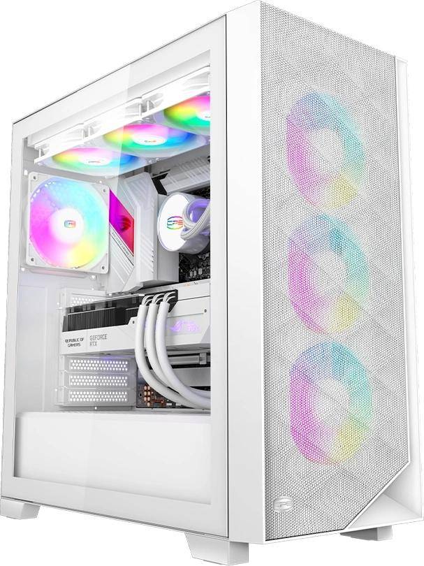 Корпус PcCooler C3D510-WHP3-GL — для бизнеса и офиса