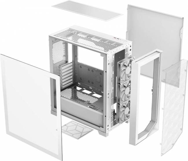 Корпус PcCooler C3D510-WHP3-GL — для бизнеса и офиса