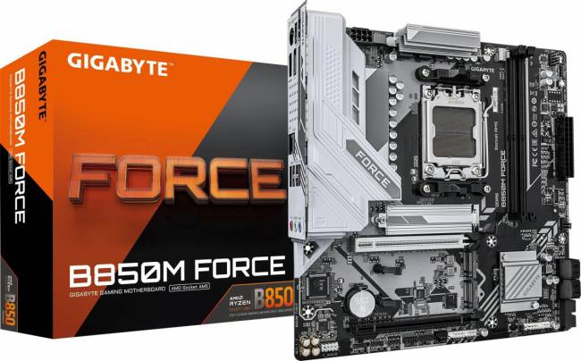 Материнская плата Gigabyte B850M FORCE — для бизнеса и офиса