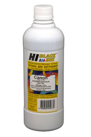 Чернила Hi-Black Универсальные для Canon (Тип C-V1), Bk, 0,5 л.