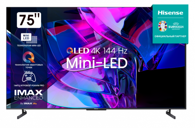 Телевизор ЖК 75'' Hisense Hisense 75U7KQ — для бизнеса и офиса