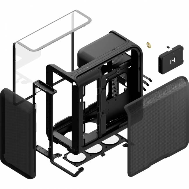 Корпус без блока питания HYTE X50 (CS-HYTE-X50G-BB) — для бизнеса и офиса
