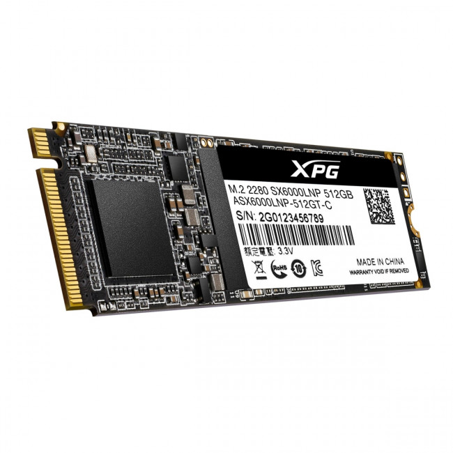 Твердотельный накопитель XPG SX6000 Lite ASX6000LNP-512GT-C — для бизнеса и офиса