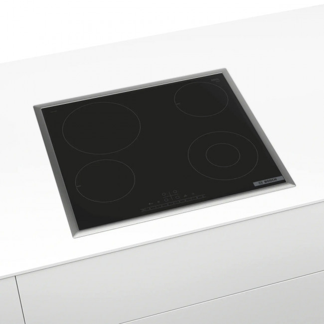 Встраиваемая электрическая панель BOSCH Встраиваемая электрическая варочная панель Bosch PKF645FP3R — для бизнеса и офиса