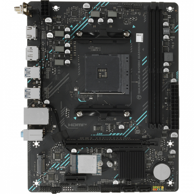 Материнская плата MAXSUN MS-B450M GAMING WIFI — для бизнеса и офиса Материнская плата MAXSUN MS-B450M GAMING WIFI — для бизнеса и офиса