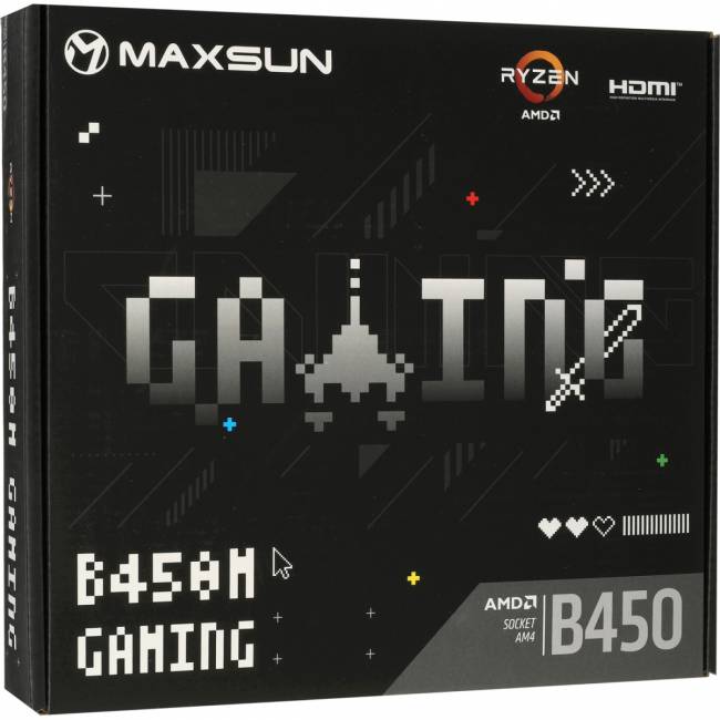Материнская плата MAXSUN MS-B450M GAMING WIFI — для бизнеса и офиса Материнская плата MAXSUN MS-B450M GAMING WIFI — для бизнеса и офиса