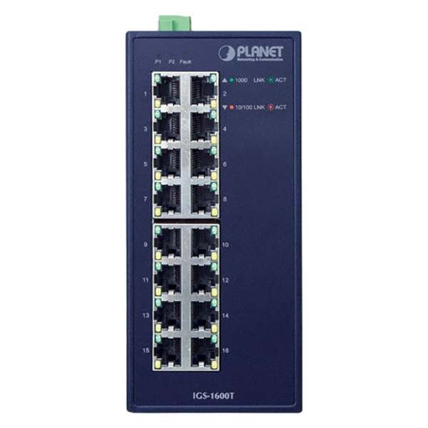 коммутатор PLANET IGS-1600T — для бизнеса и офиса коммутатор PLANET IGS-1600T — для бизнеса и офиса