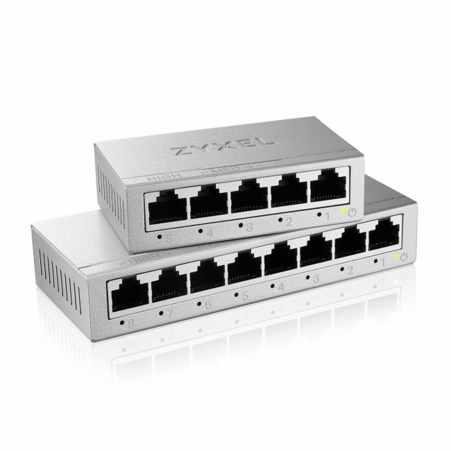 Коммутатор Zyxel GS-108B V5 — для бизнеса и офиса Коммутатор Zyxel GS-108B V5 — для бизнеса и офиса