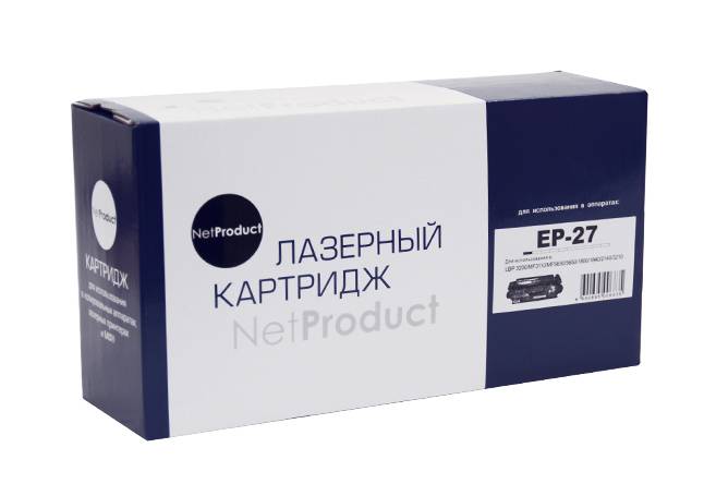 Картридж NetProduct (N-EP-27) для Canon MF 3110/3228/3240/LBP3200, 2,5K — для бизнеса и офиса