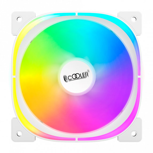 Кулер для корпуса PCCooler EF120 ARGB WH — для бизнеса и офиса Кулер для корпуса PCCooler EF120 ARGB WH — для бизнеса и офиса