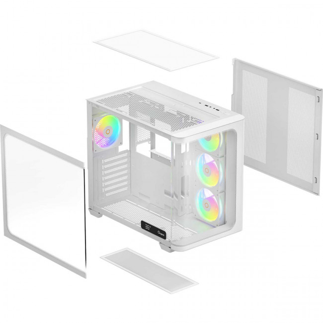 Корпус ПК без блока питания Ocypus Iota-C70-WHD400CD-GL — для бизнеса и офиса Корпус ПК без блока питания Ocypus Iota-C70-WHD400CD-GL — для бизнеса и офиса