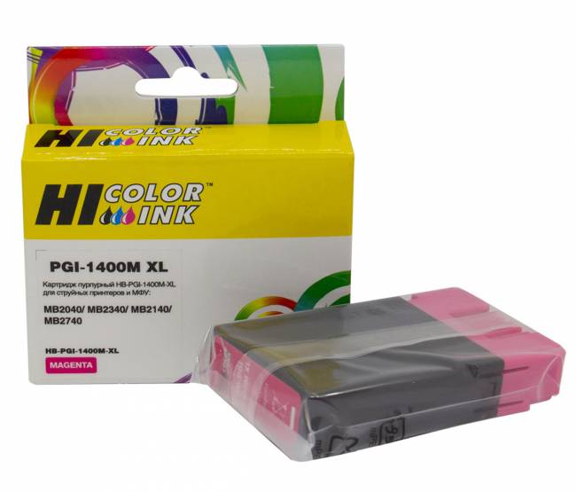 Картридж Hi-Black (PGI-1400XLM) для Canon MAXIFY MB2050/MB2350/MB2040/MB2340, M — для бизнеса и офиса