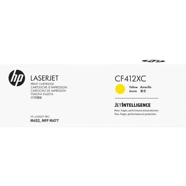 Тонер-картридж HP 410X Yellow LaserJet Contract Toner Cartridge (CF412XC) — для бизнеса и офиса