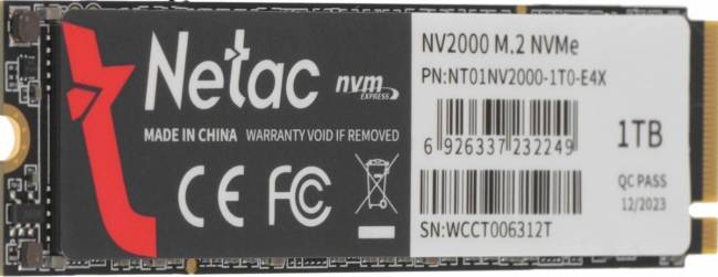 Накопитель SSD Netac NT01NV2000-1T0-E4X — для бизнеса и офиса