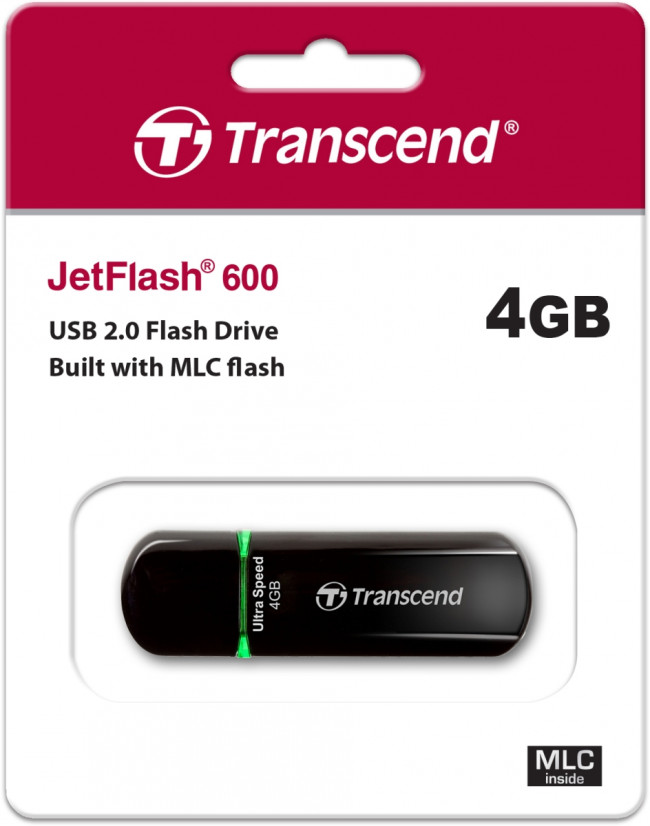 Флеш-накопитель Transcend JetFlash 600 — для бизнеса и офиса Флеш-накопитель Transcend JetFlash 600 — для бизнеса и офиса