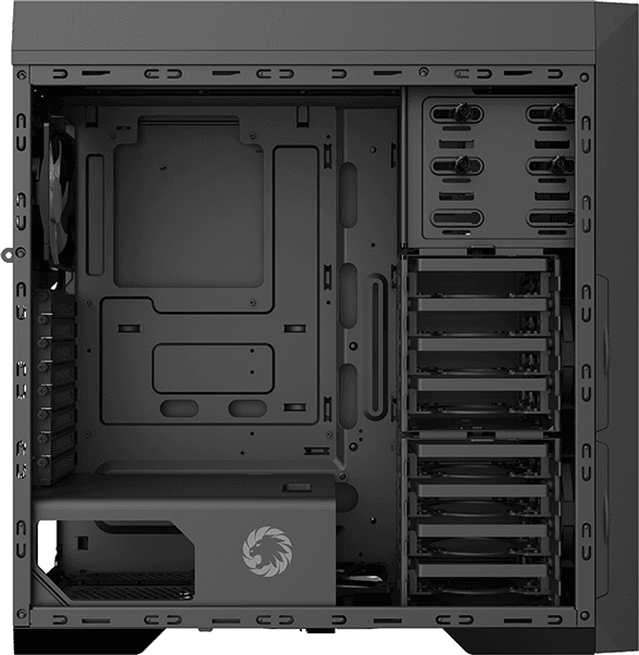 Компьютерный корпус E-ATX, без блока питания GameMax TiTan Silent — для бизнеса и офиса