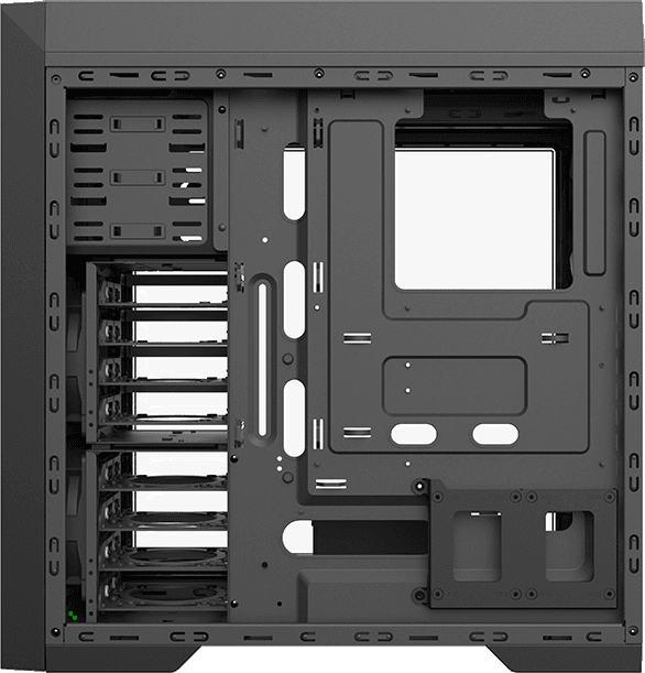 Компьютерный корпус E-ATX, без блока питания GameMax TiTan Silent — для бизнеса и офиса