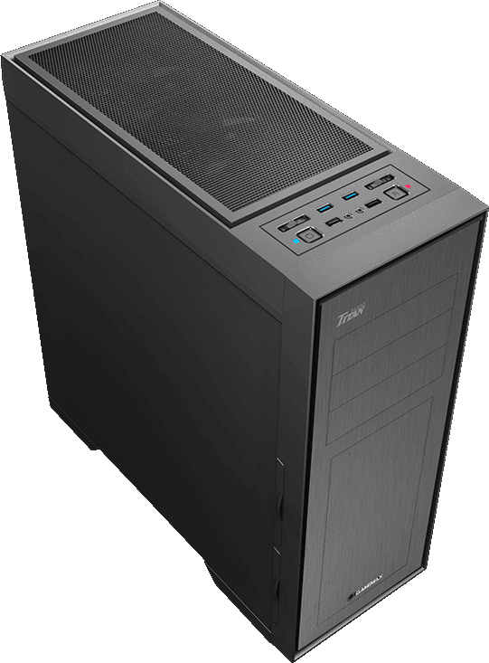 Компьютерный корпус E-ATX, без блока питания GameMax TiTan Silent — для бизнеса и офиса