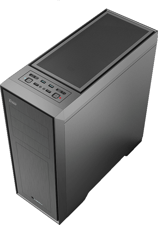 Компьютерный корпус E-ATX, без блока питания GameMax TiTan Silent — для бизнеса и офиса