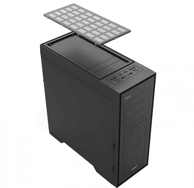 Компьютерный корпус E-ATX, без блока питания GameMax TiTan Silent — для бизнеса и офиса