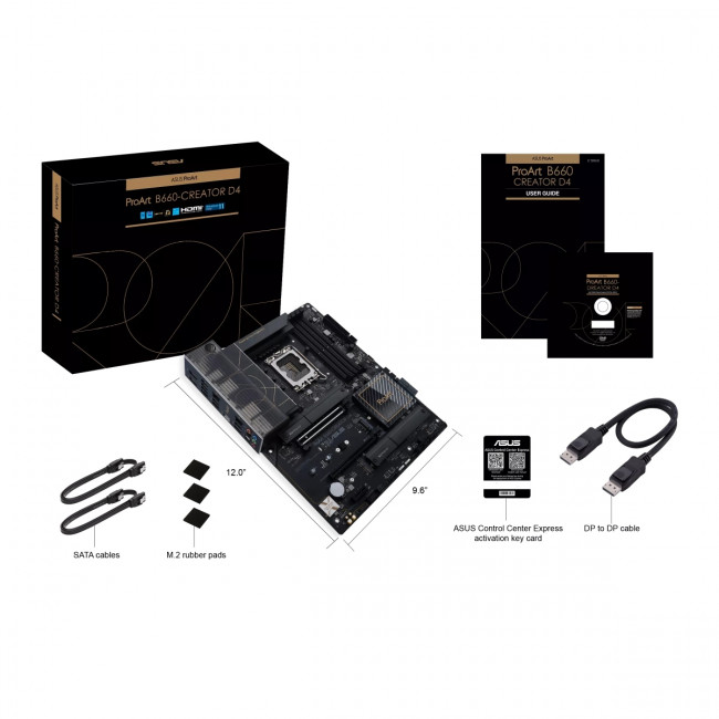 Материнская плата Материнская плата ASUS PROART B660-CREATOR D4 (90MB19F0-M1EAY0) — для бизнеса и офиса