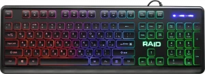 Defender Проводная игровая клавиатура Raid GK-778DL RU, Rainbow,104 кнопки Defender 45778