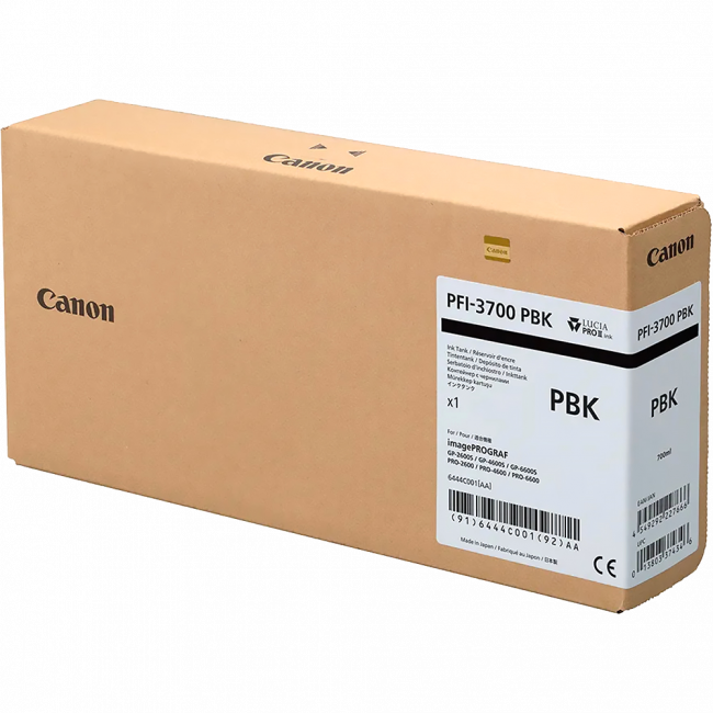 Картридж Canon PFI-3700PBK (6444C001) — для бизнеса и офиса Картридж Canon PFI-3700PBK (6444C001) — для бизнеса и офиса