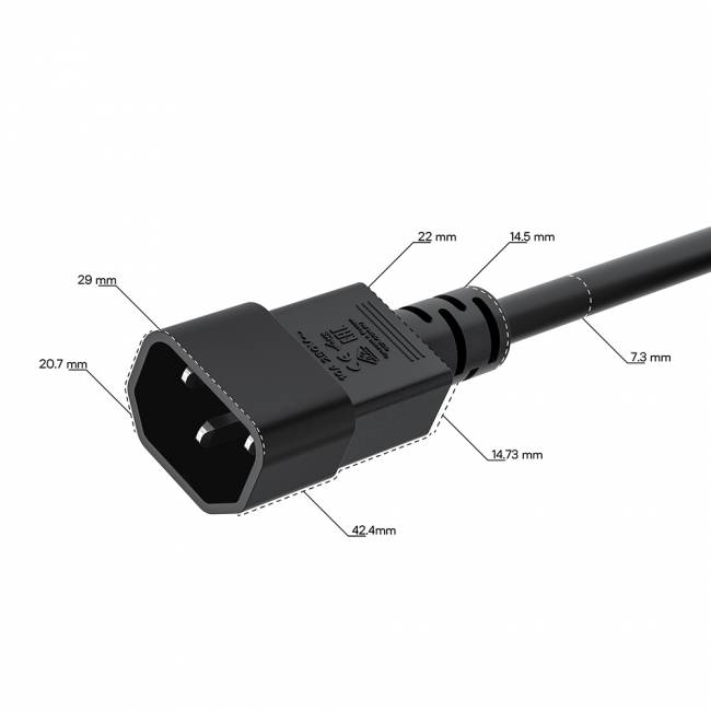 Кабель питания GreenConnect GCR-55922 — для бизнеса и офиса Кабель питания GreenConnect GCR-55922 — для бизнеса и офиса