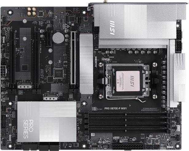 Материнская плата MSI PRO X870E-P WIFI — для бизнеса и офиса