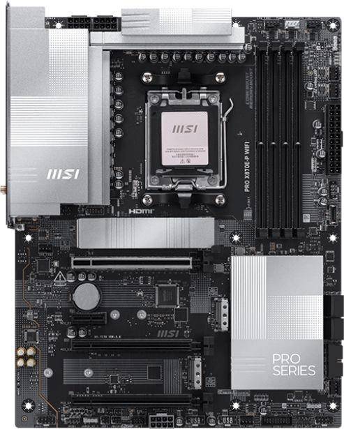 Материнская плата MSI PRO X870E-P WIFI — для бизнеса и офиса