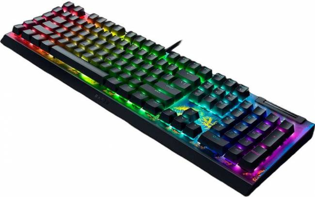 Игровая клавиатура Razer BlackWidow V4 X (Yellow Switch) - Fortnite Ed. - US Layout Razer RZ03-04703600-R3M1 — для бизнеса и офиса Игровая клавиатура Razer BlackWidow V4 X (Yellow Switch) - Fortnite Ed. - US Layout Razer RZ03-04703600-R3M1 — для бизнеса и офиса