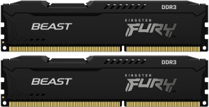 Память оперативная Kingston FURY Beast Black KF318C10BBK2/16 Память оперативная Kingston FURY Beast Black KF318C10BBK2/16