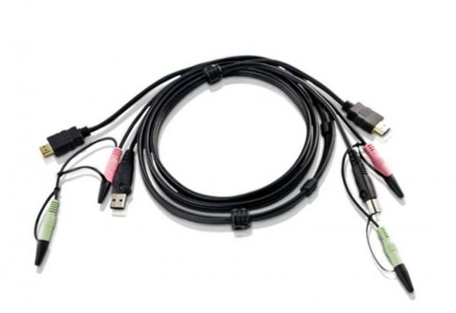 Кабель KVM USB HDMI/ATEN ATEN 2L-7D02UH — для бизнеса и офиса Кабель KVM USB HDMI/ATEN ATEN 2L-7D02UH — для бизнеса и офиса