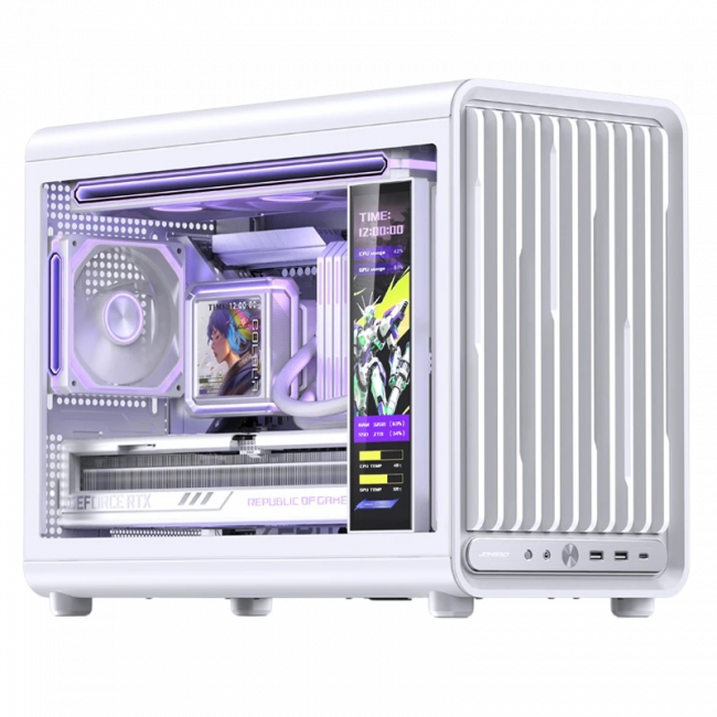 Корпус без блока питания JONSBO D33 White — для бизнеса и офиса