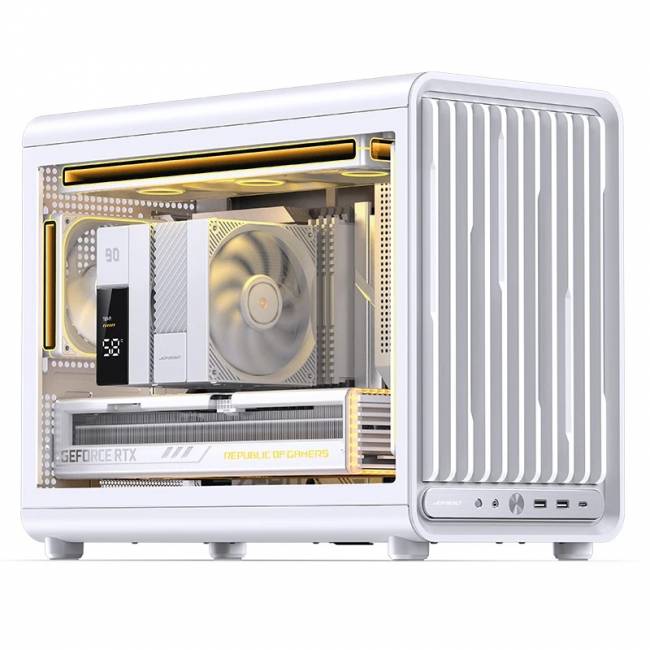 Корпус без блока питания JONSBO D33 White — для бизнеса и офиса