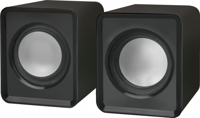 Defender#1 Акустическая 2.0 система SPK 22 черный, 5 Вт, питание от USB Defender #1 SPK 22 Black — для бизнеса и офиса