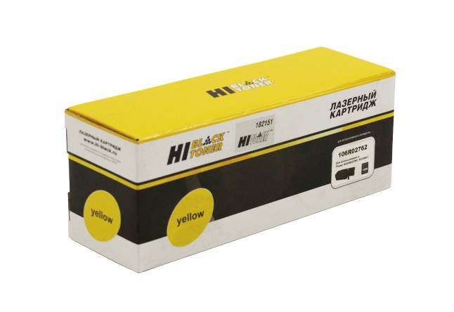Тонер-картридж Hi-Black (HB-106R02762) для Xerox Phaser 6020/6022/ WC 6025/6027, Y, 1K — для бизнеса и офиса
