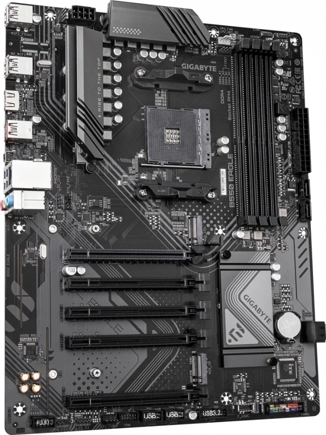 Материнская плата GIGABYTE B550 EAGLE — для бизнеса и офиса Материнская плата GIGABYTE B550 EAGLE — для бизнеса и офиса